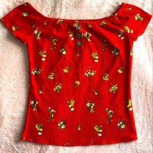 rue 21 off the shoulder top